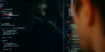 Singer with microphone on stage